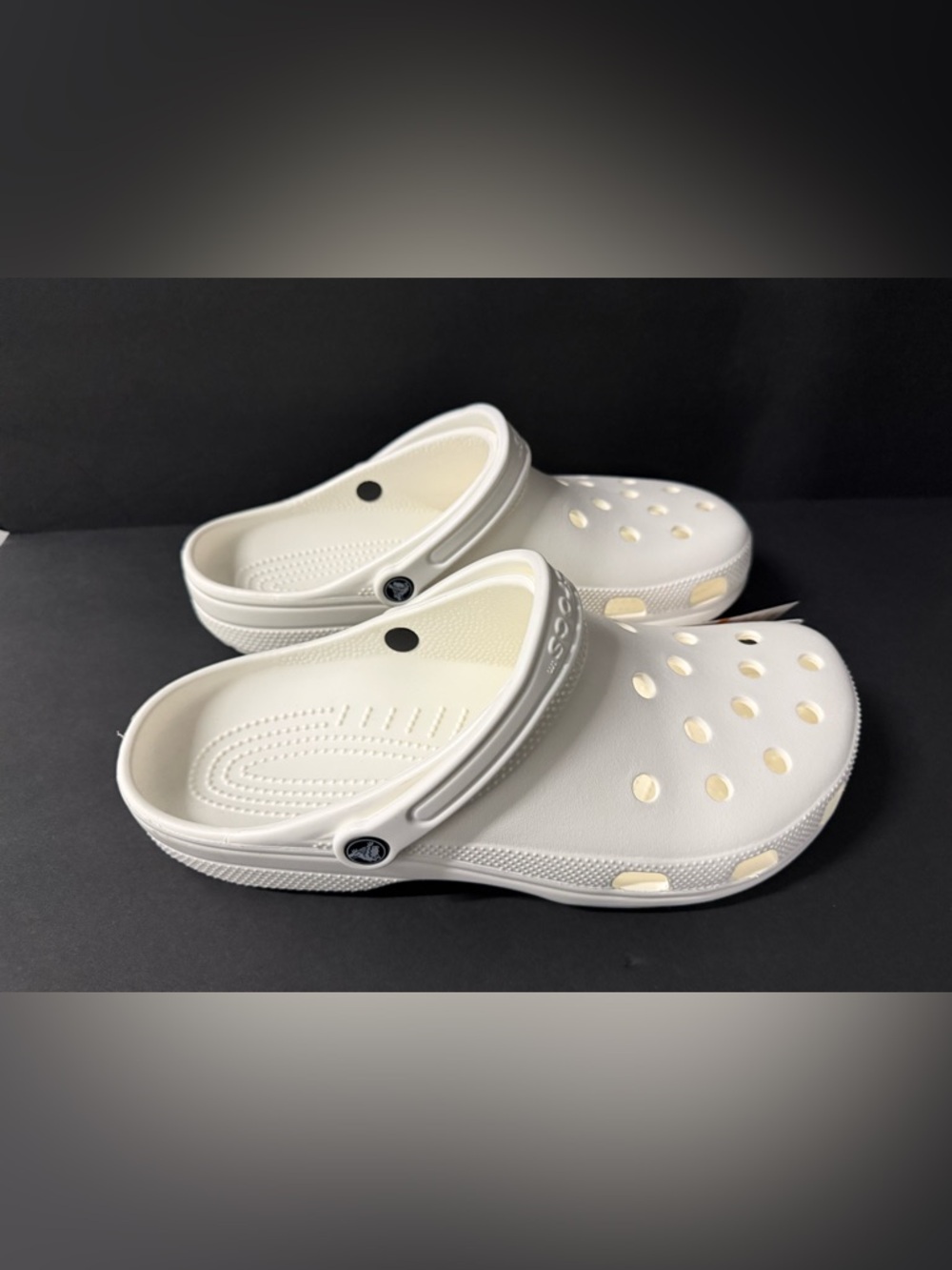 Crocs Classic Clog Mens Size 13 White Beach Walking Outdoor Slip On Sandals New - Picture 3 of 9